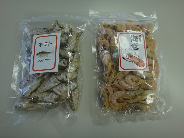 ネプトと殻付き海老