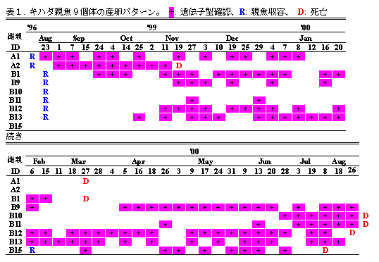 表1