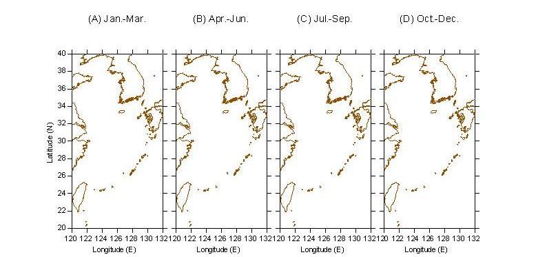 人工衛星により得られた東シナ海の水色分布とまき網漁場形成の関係